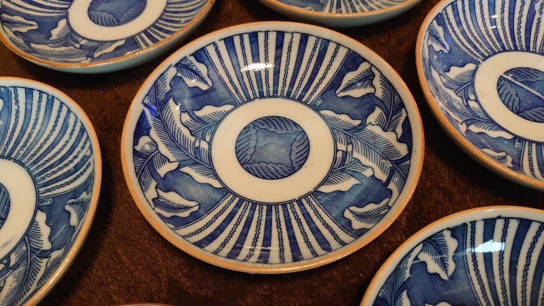 古伊万里 伊万里 染付 豆皿 菓子皿 蔵出し 10客