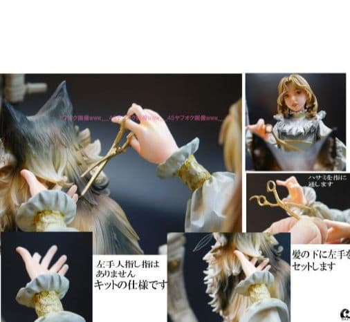 CAT HAIR CUT 1/7scale ガレージキット 完成品 フィギュア