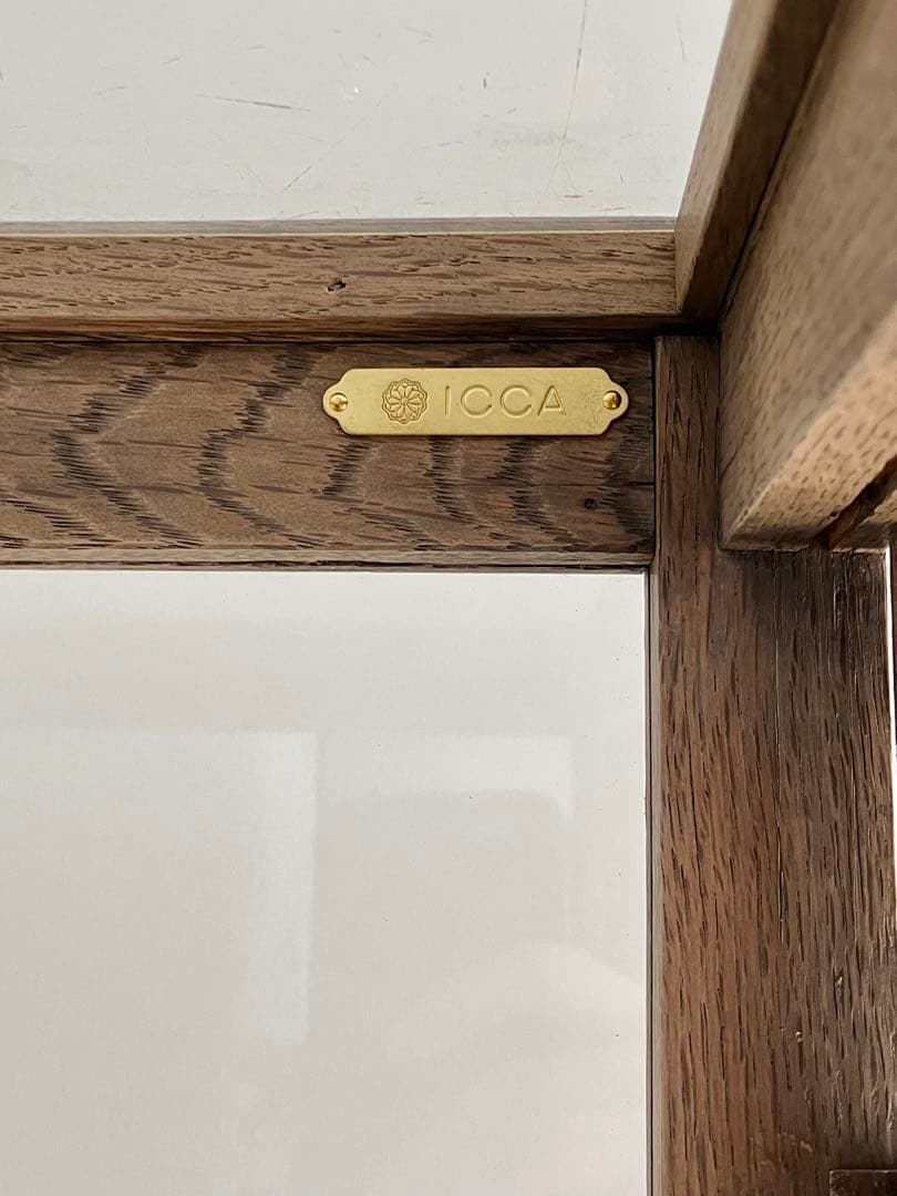 タロスケ様専用】icca イッカ ガラス ショーケース キャビネット