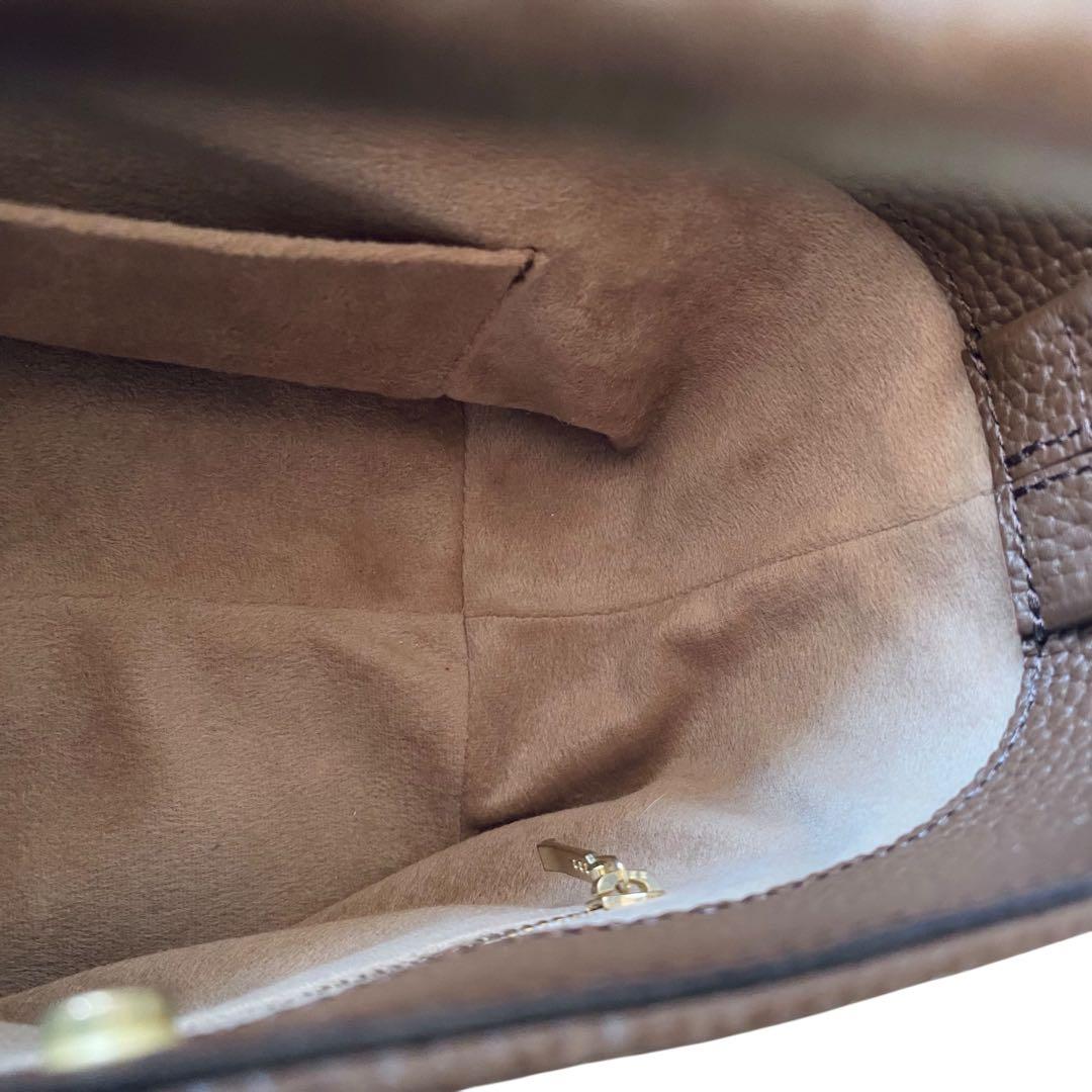 CH!III チーバッグ【美品】シュリンクレザー バスケット ブラウン