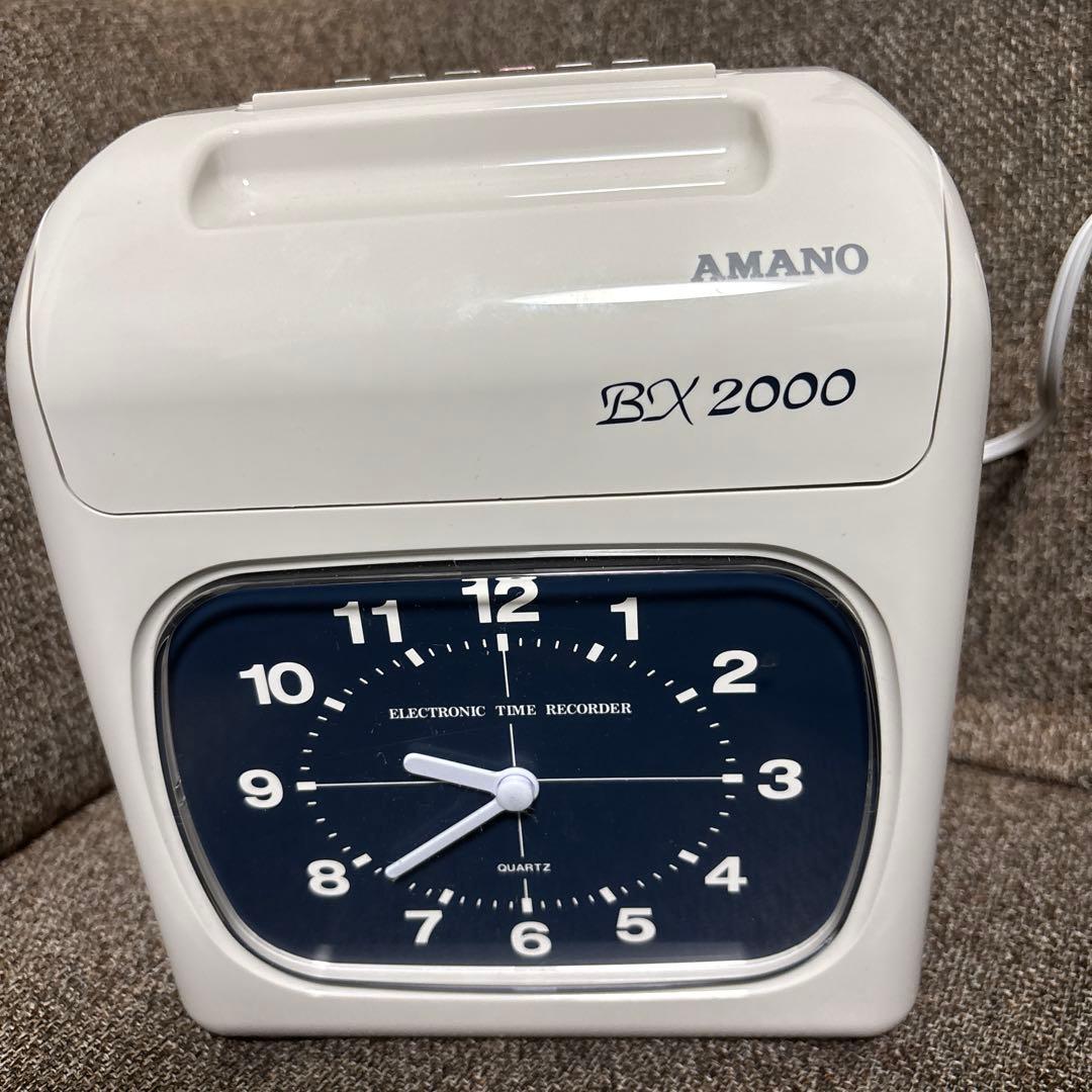 業務用　AMANO アマノ タイムカード タイムレコーダー BX2000