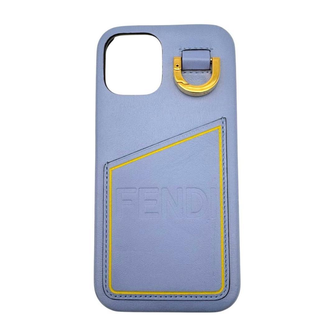 FENDI フェンディ iPhoneケース レザー リング カードスロット付き