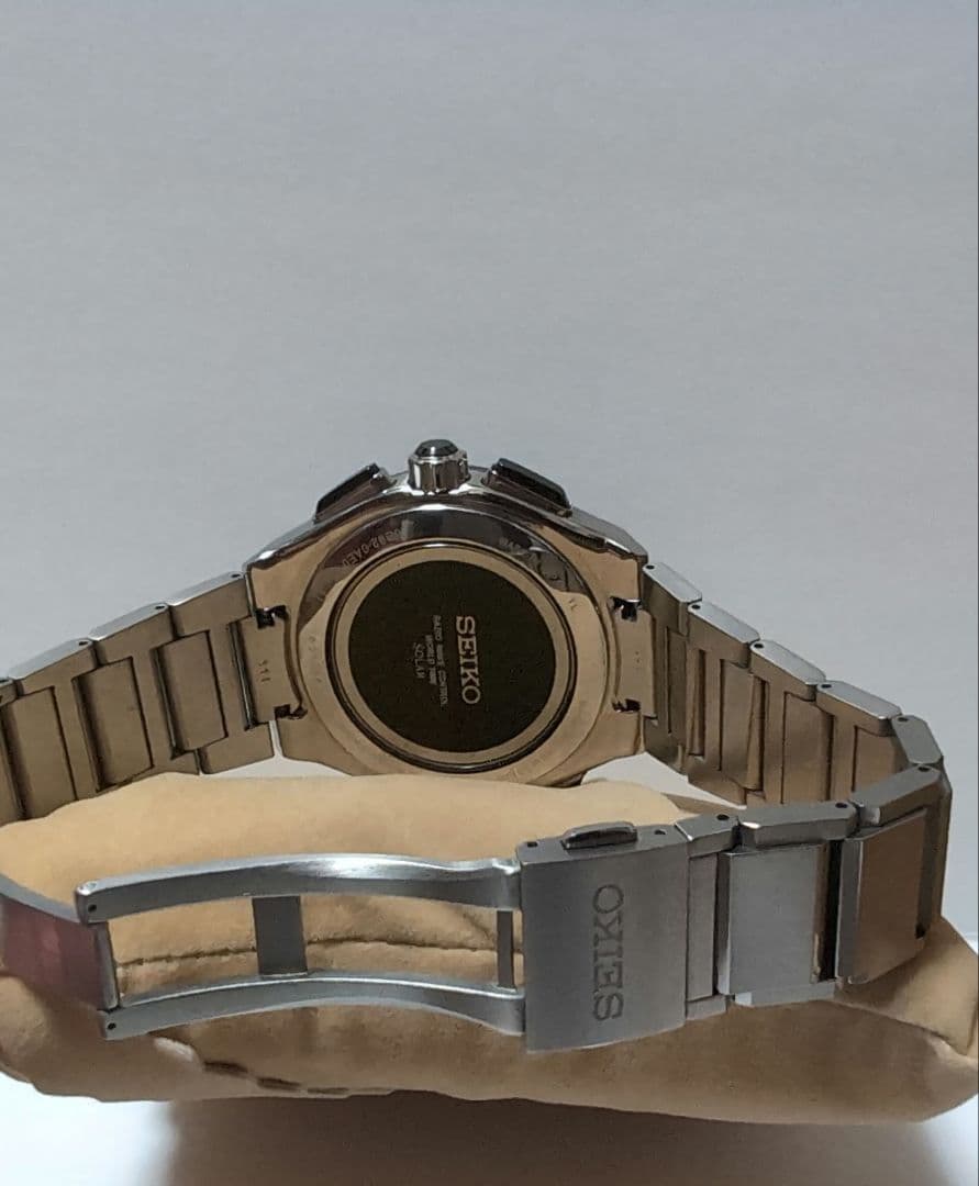 SEIKO クロノグラフ ブライツ BRIGHTZ ソーラー電波時計