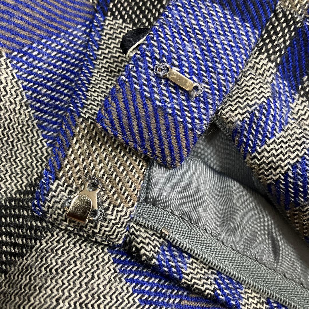 Christian Dior ウール ヴィンテージ プレタポルテ チェック柄 S