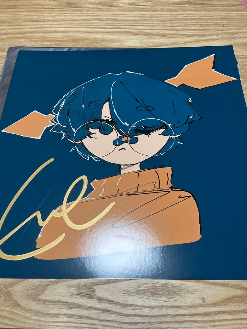 Eve Under Blue くじ 直筆サイン入りジャケットポスター - メルカリ