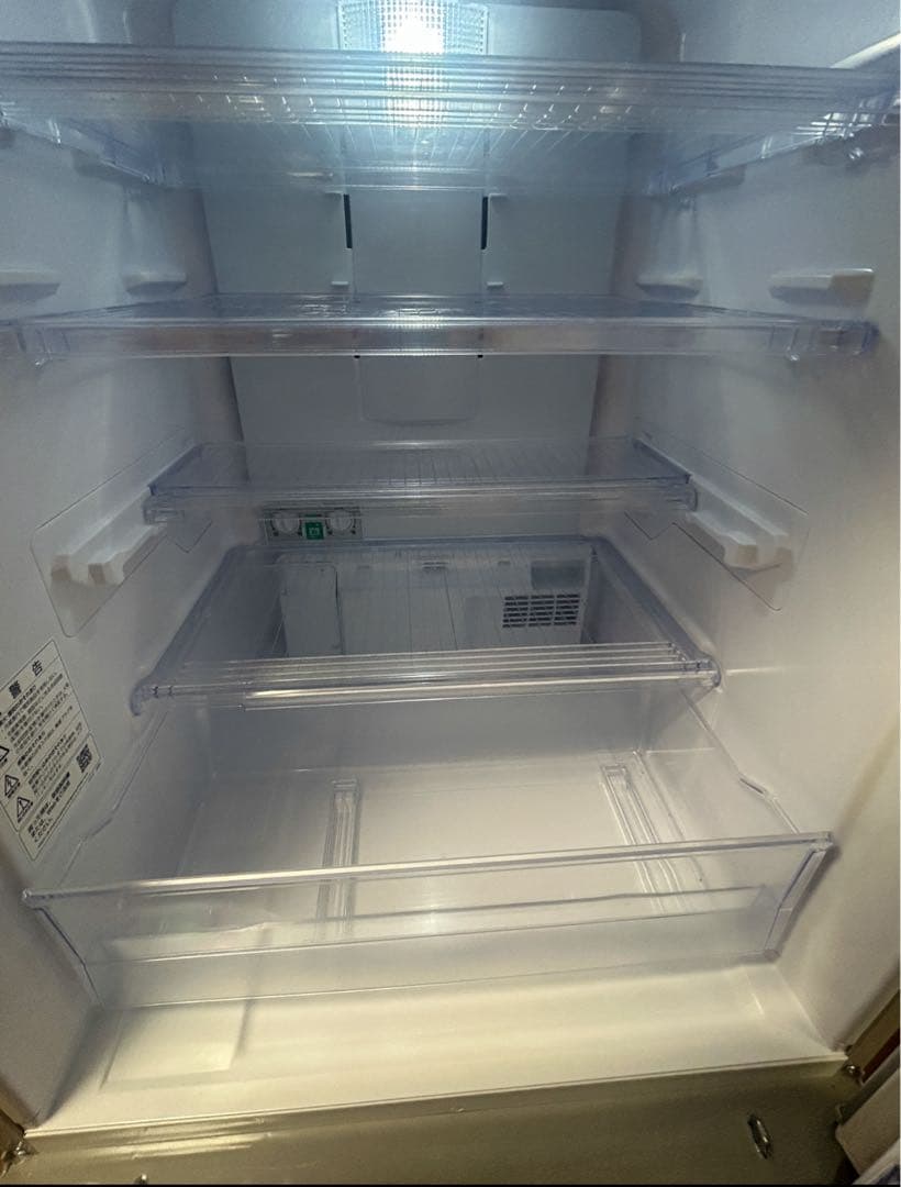 【美品】SHARP 3ドア冷蔵庫 SJ-W358K-S 350L 2025年製