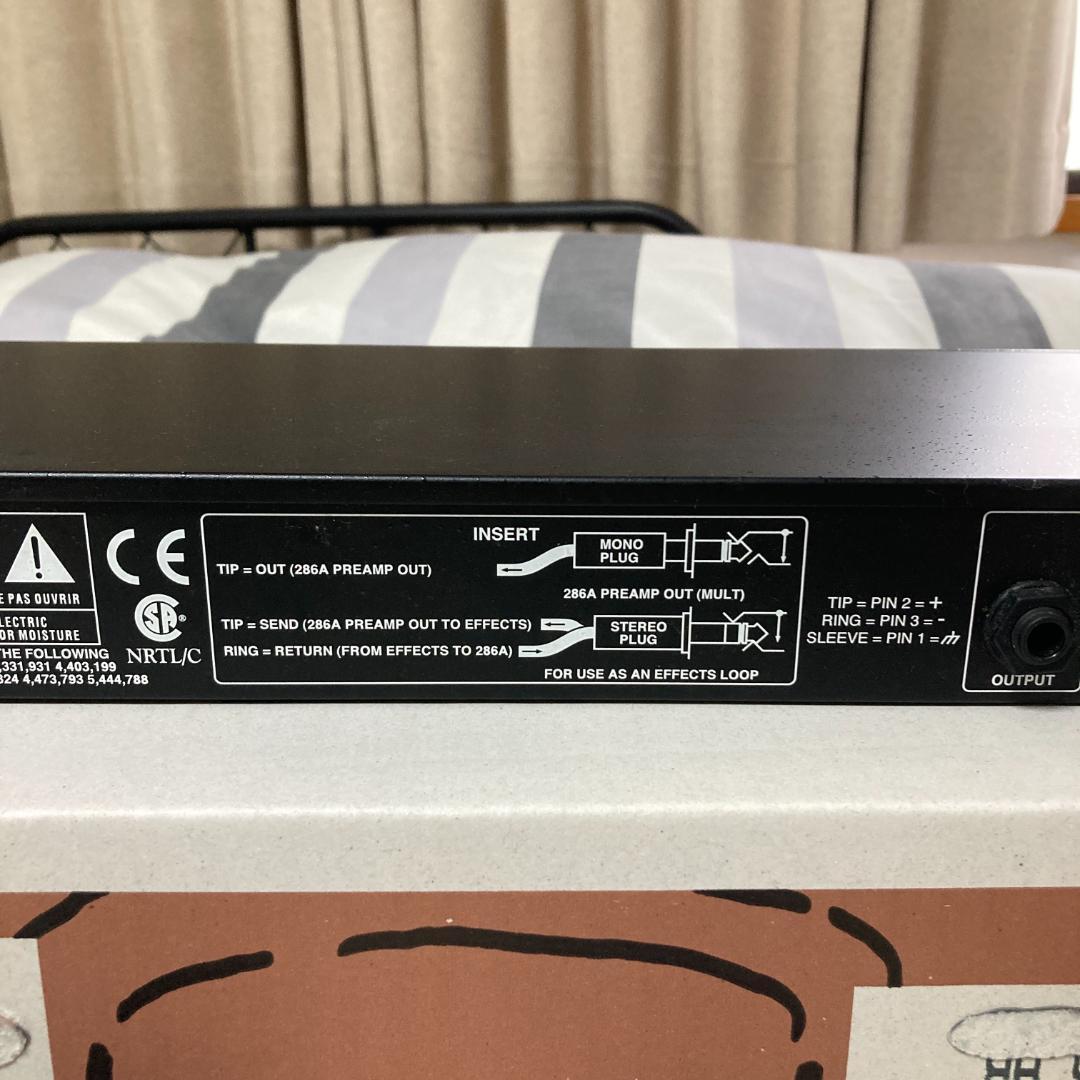 dbx 286A マイクプリアンプ/プロセッサー