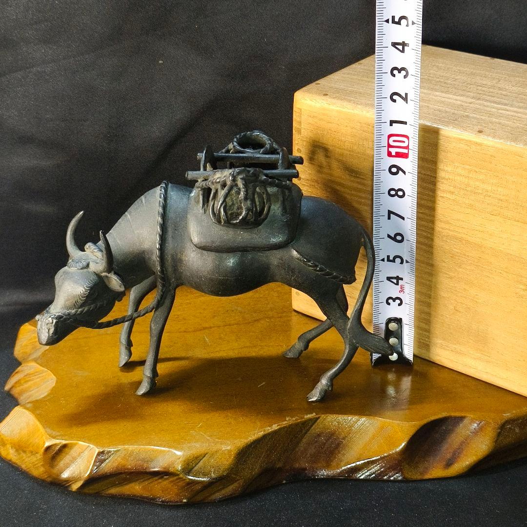 茶道具 唐金 水牛香炉 中国骨董 置物 古美術 旧家蔵出し コレクター