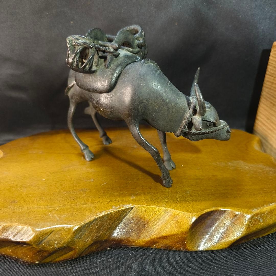 茶道具 唐金 水牛香炉 中国骨董 置物 古美術 旧家蔵出し コレクター