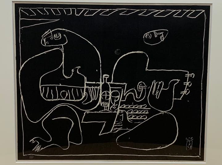 ル・コルビュジェ「小さな告白」より リトグラフ 1957年