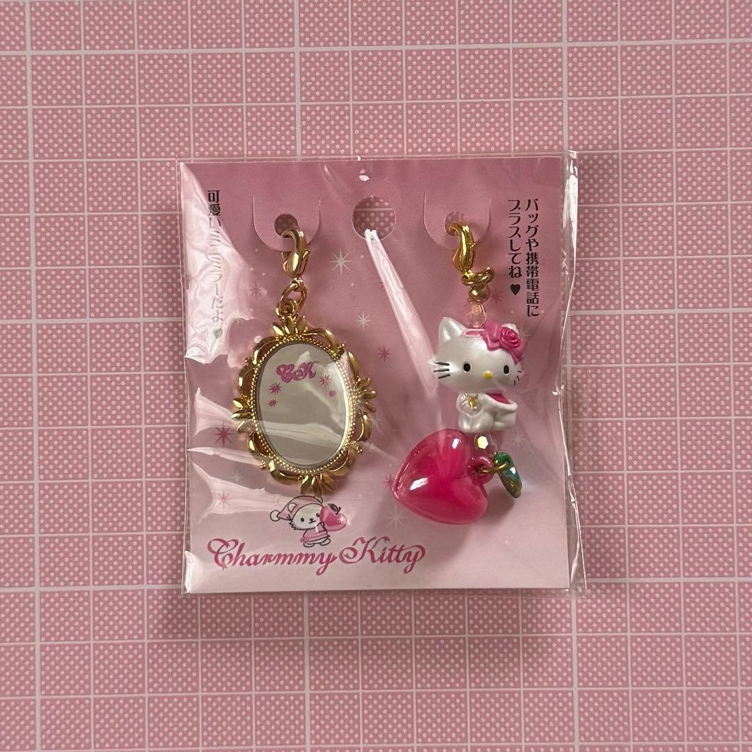 サンリオ　チャーミーキティ　マスコット　チャーム　 2006 レトロ　キティ
