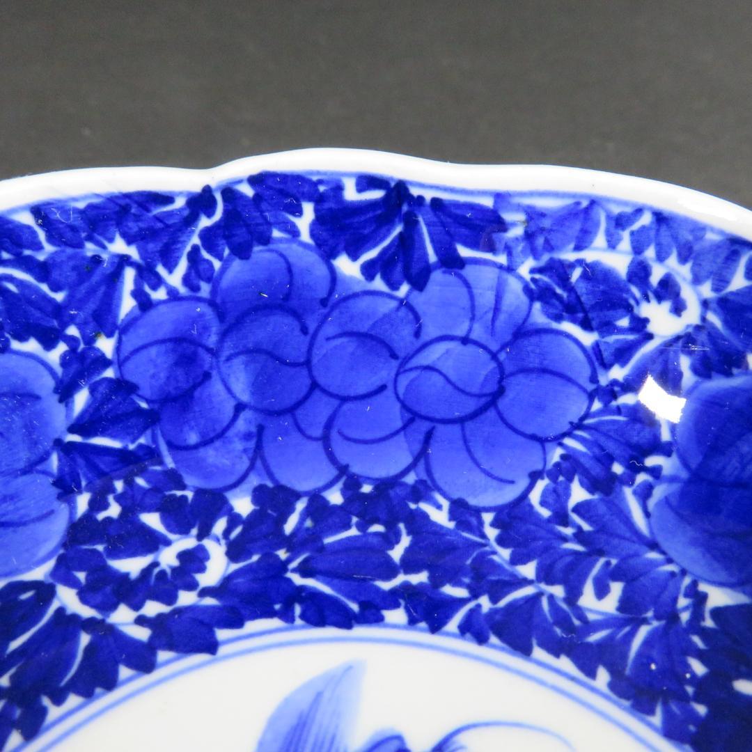 なます皿 5枚 古伊万里 麒麟 花唐草 江戸 明治 大正 希少