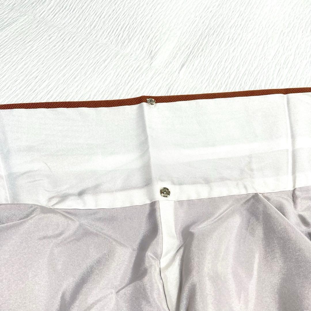 美品✨】東レシルック さんび 高島屋扱 洗える着物 江戸小紋 青海波 赤