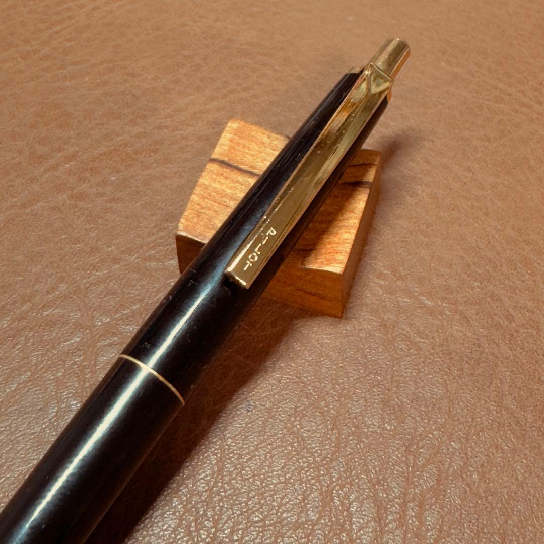 昭和レトロ PILOT パイロット ボールペン ブラック ゴールドトリム