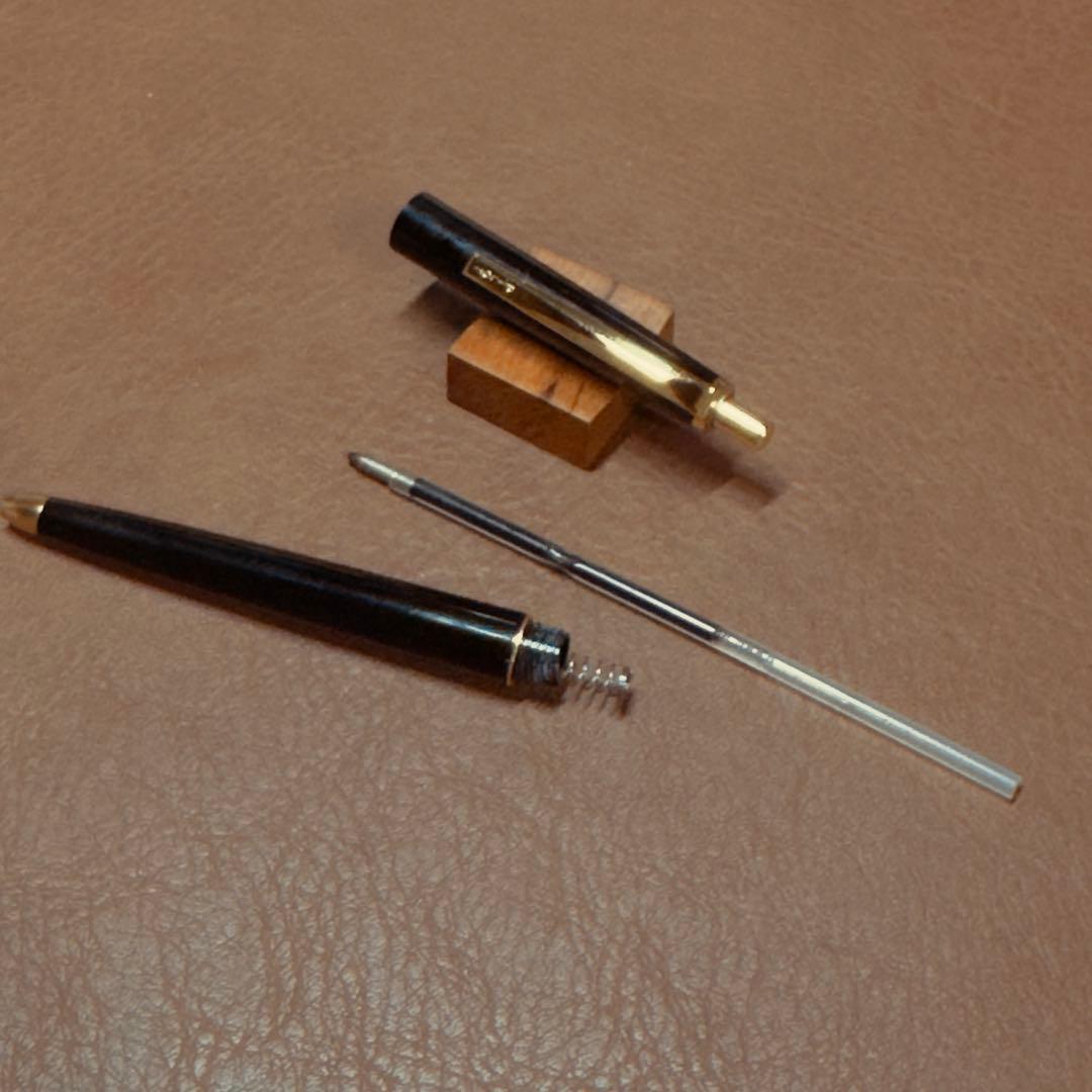 昭和レトロ PILOT パイロット ボールペン ブラック ゴールドトリム