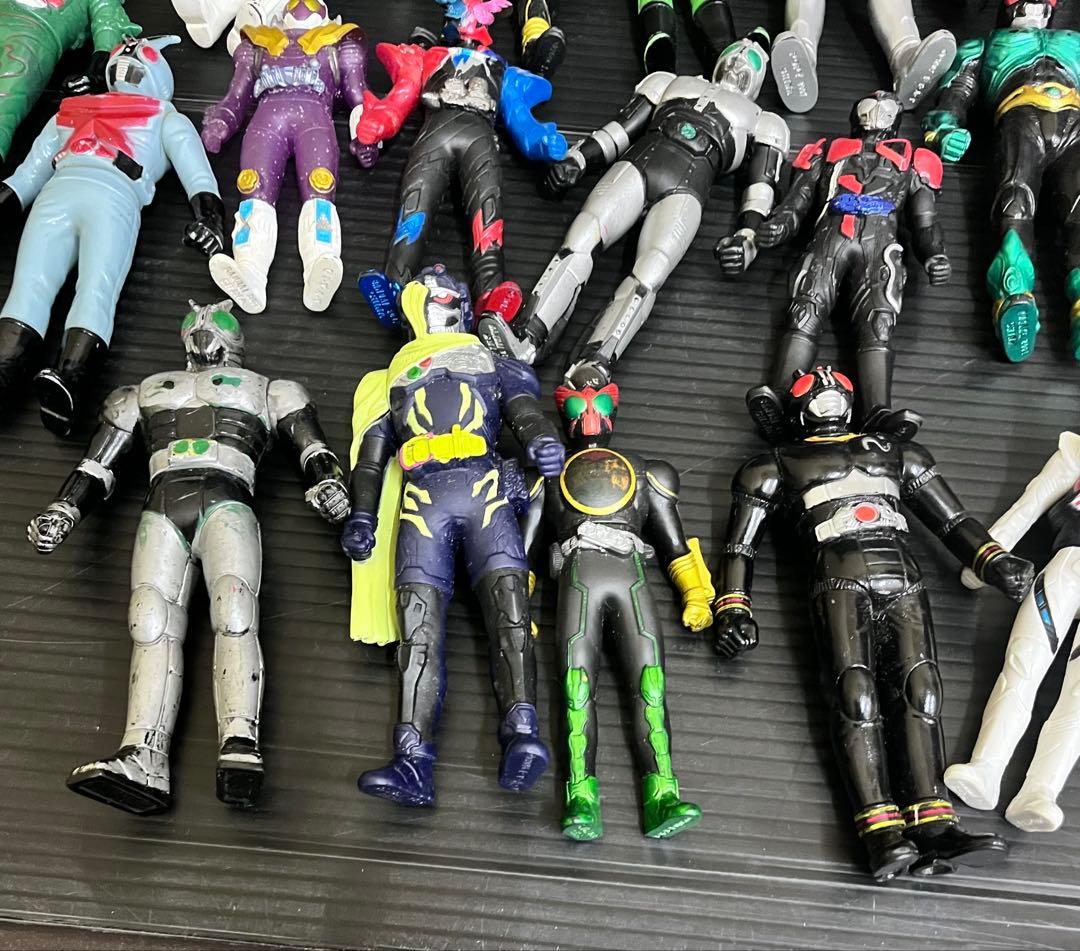 E413 仮面ライダーフィギュア　45体まとめ　フィギュアまとめ売り　ソフビ