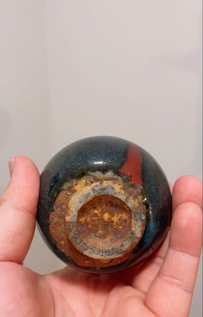 鈞窯玉壺春瓶　骨董品　古美術　陶芸　酒器