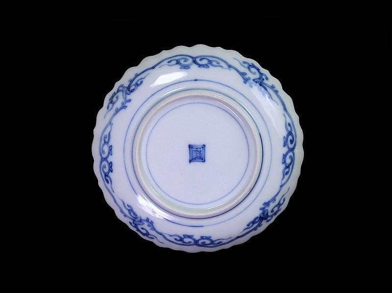 大聖寺伊万里 色絵 芥子の花図 輪花 5寸皿 F345AS-fbtz - メルカリ