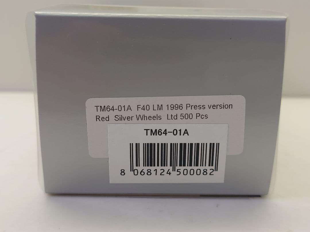 テクノモデル 1/64 フェラーリ F40 LM 1996 プレスバージョン