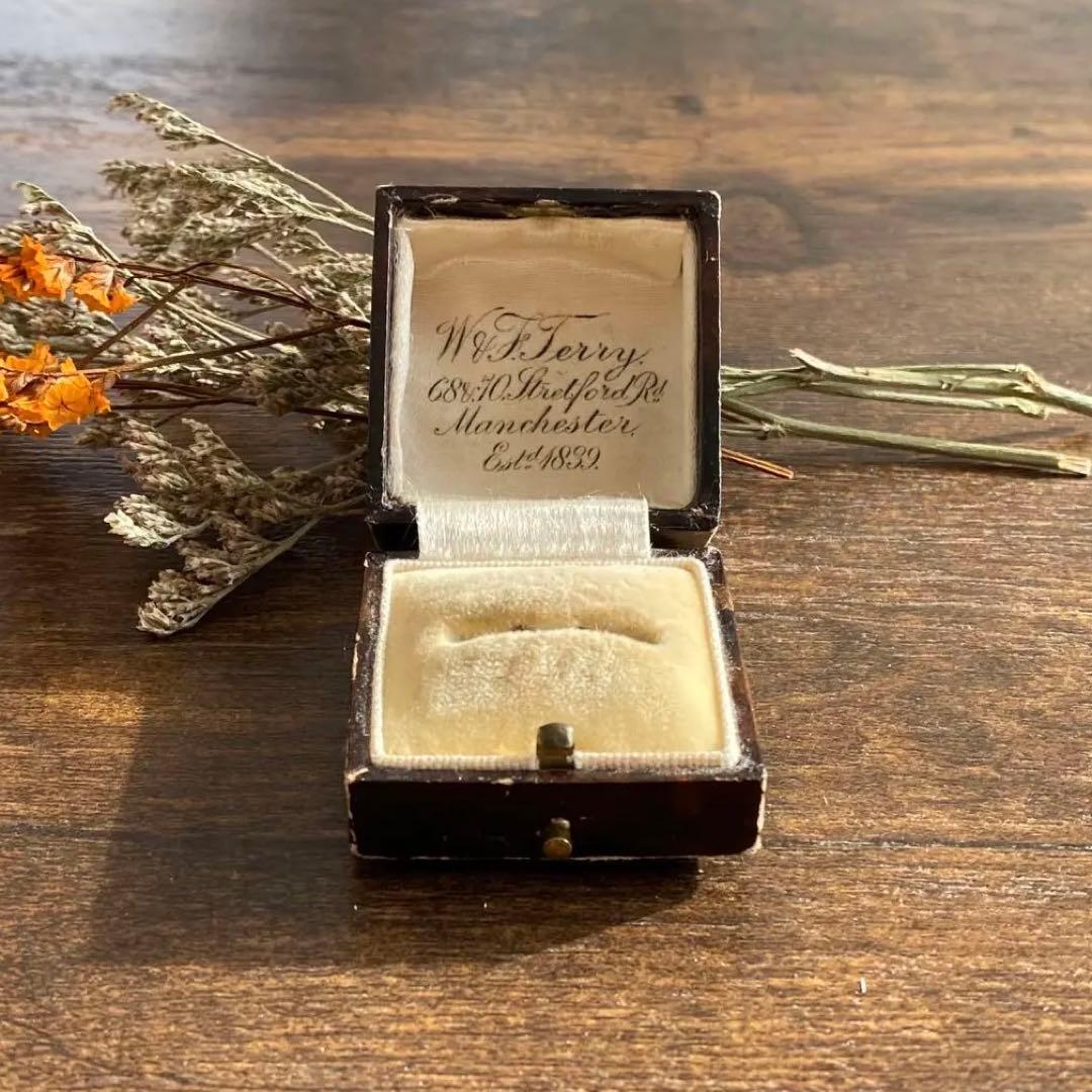 英国アンティークジュエリーボックスW&F.Jerry 英国アンティーク