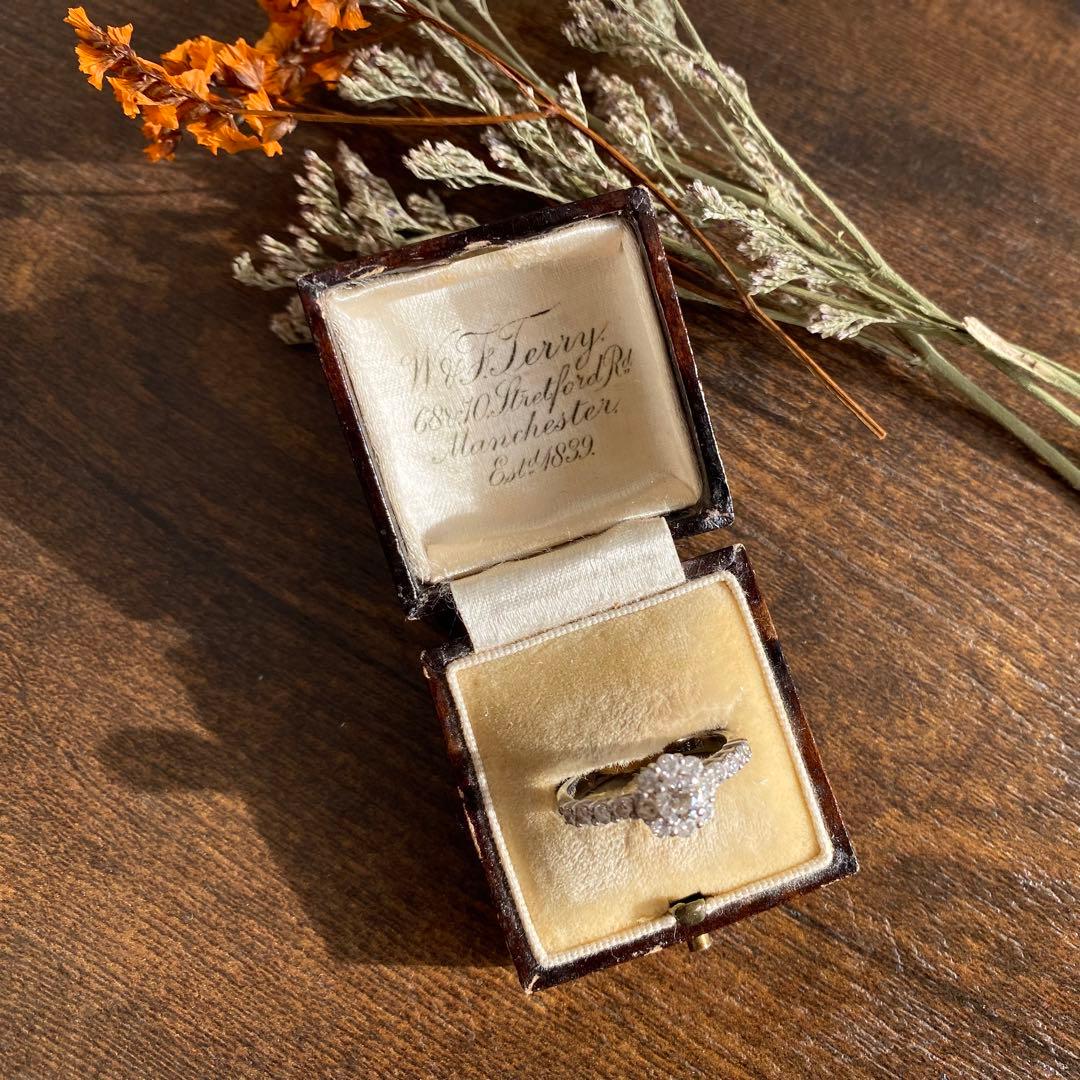 英国アンティークジュエリーボックスW&F.Jerry 英国アンティーク