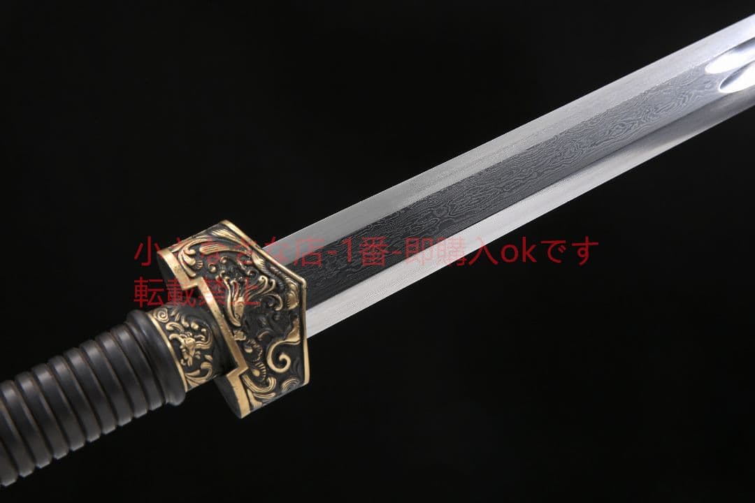 龍鳳戦剣六面百錬鋼金  古兵器 武具　刀装具　日本刀　模造刀 居合刀