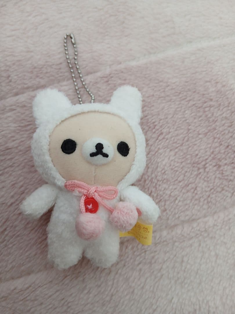 レア コリラックマ あったかうさぎ マスコットキーホルダー - メルカリ