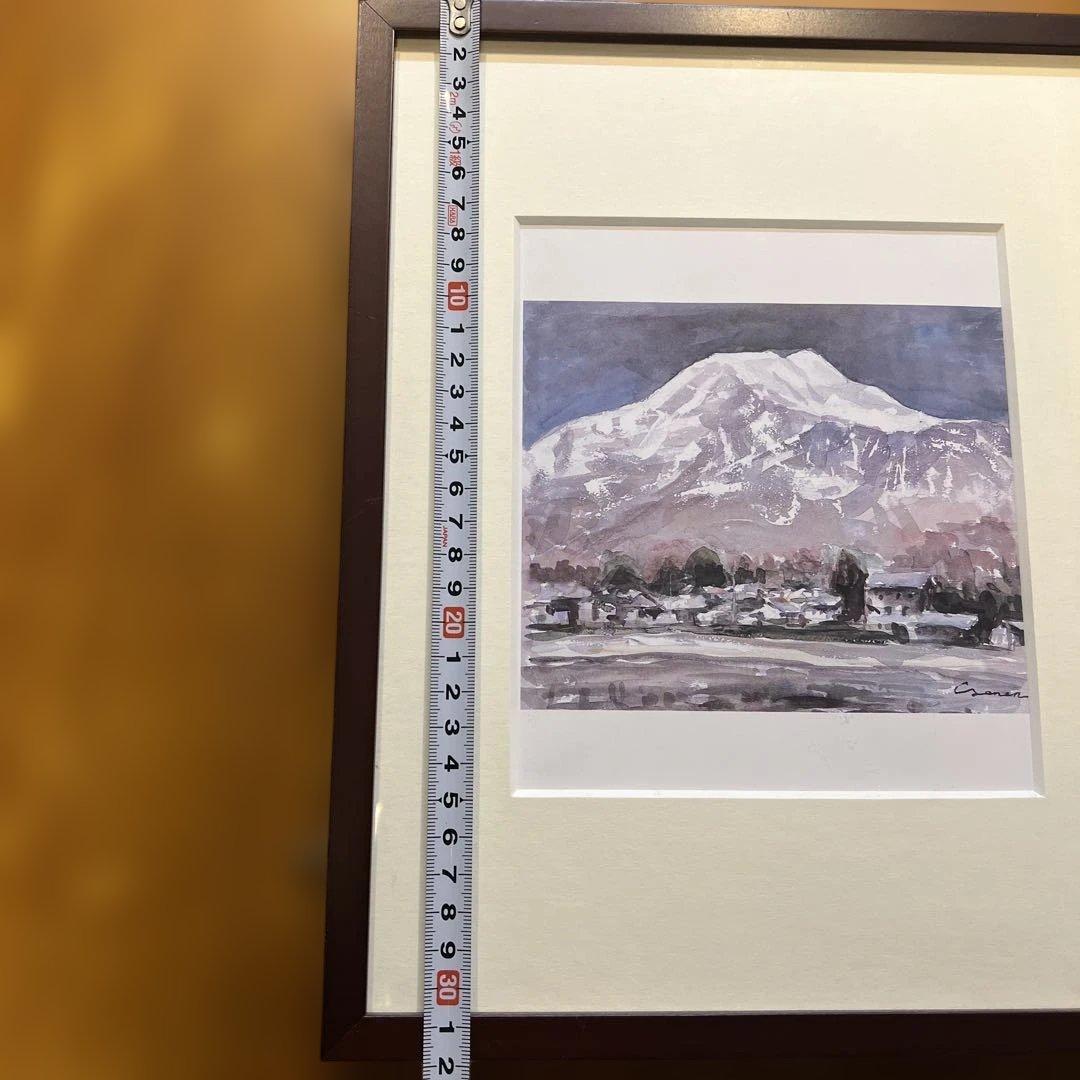 アクメファニチャー　絵画　山　風景　オシャレ