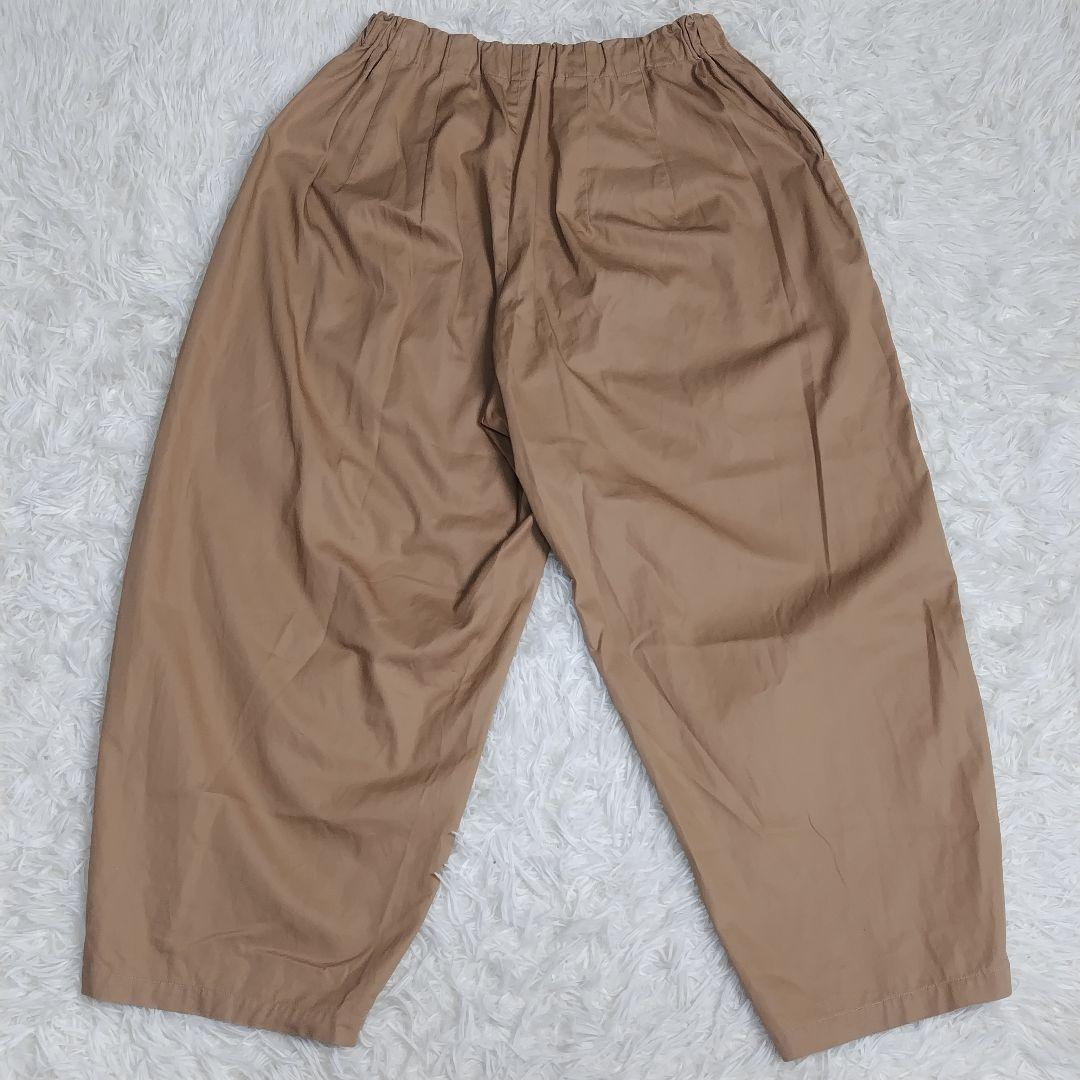 【極美品】ミズイロインド 24SS ワイドカーゴパンツ ベージュ