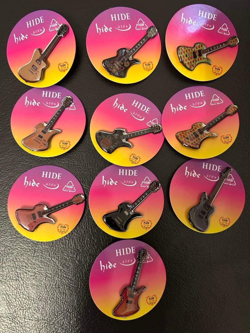 hide 60th ピンズカプセル vol.2 ギターコレクション コンプセット