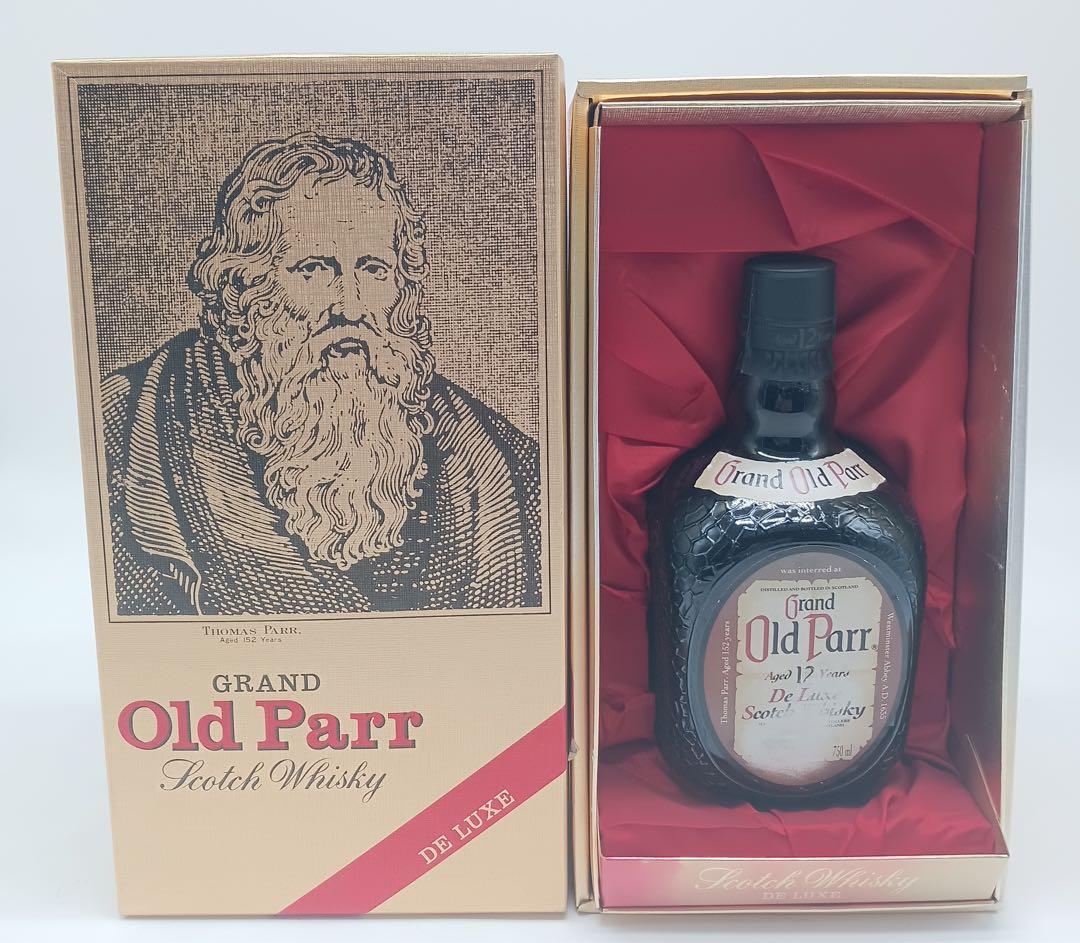 未開栓】GRAND Old Parr 12年 オールドパー 3本 旧750ml