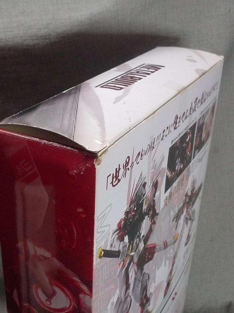 n5776□ガンダムアストレイ レッドフレーム メタルビルド 箱＋パーツ