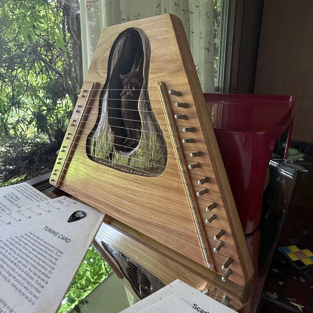 超限定9月2日20時迄‼️ゴブリンが歌ってる小型ハープ/ダルシマーUSA一点保管品