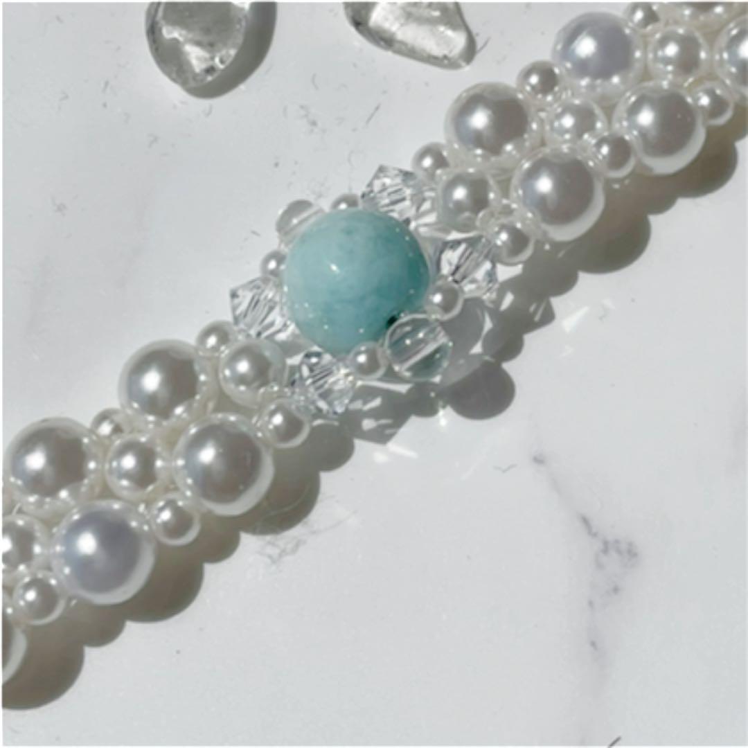 ペット用ビーズネックレス極小！ MGH-015