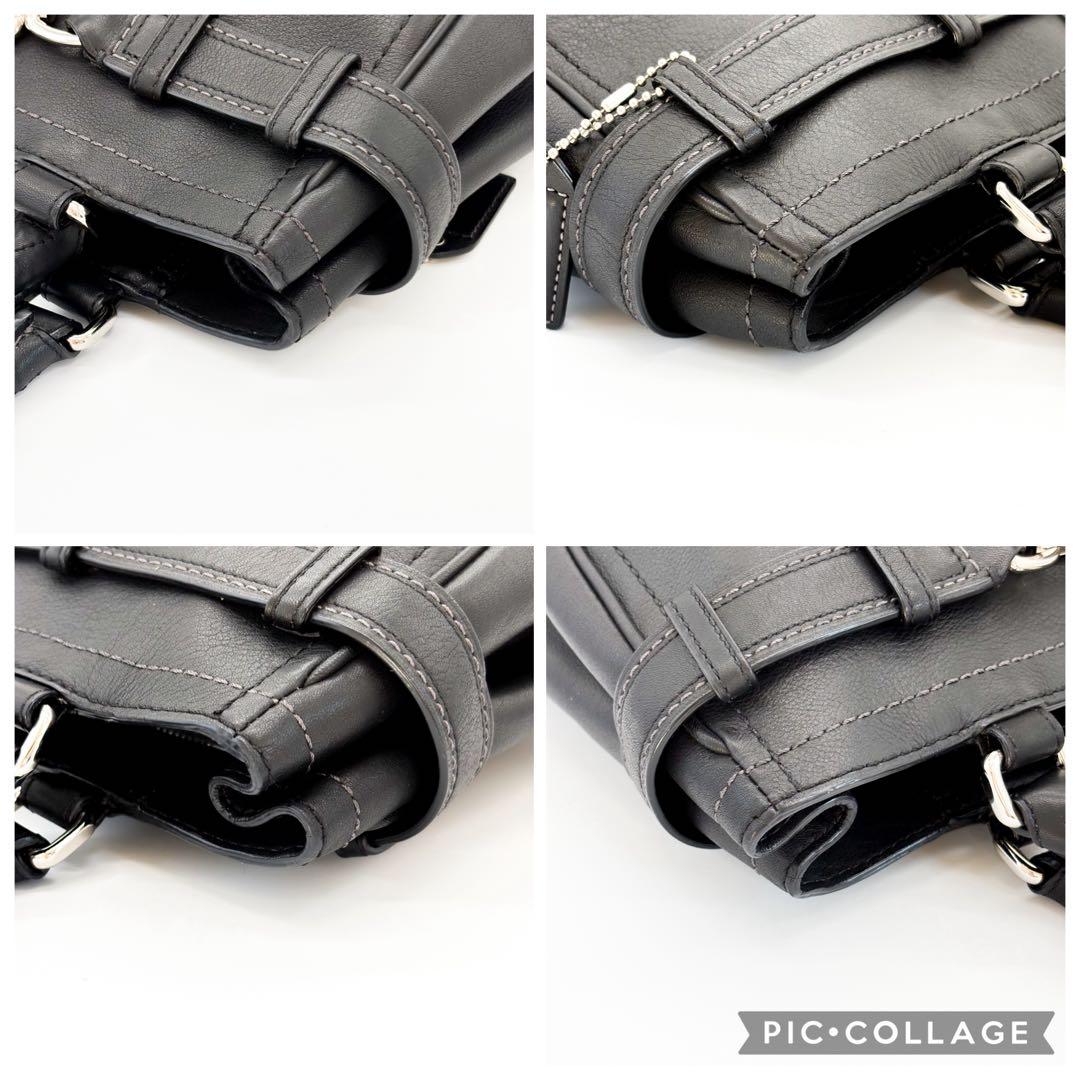 ♡未使用品♡ COACH コーチ ハンドバッグ レザー ブラック