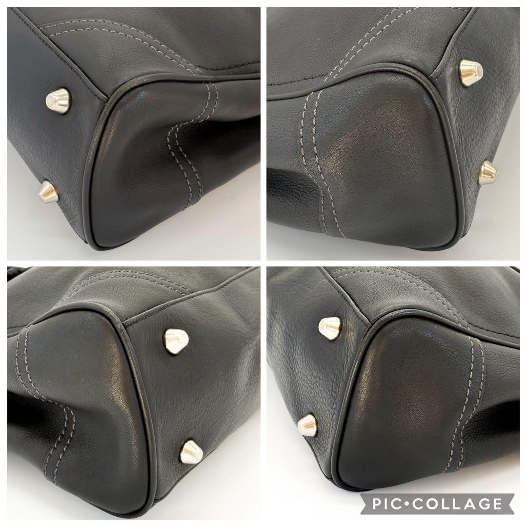 ♡未使用品♡ COACH コーチ ハンドバッグ レザー ブラック