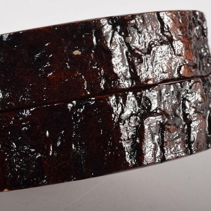 茶道具　中林星山造　鈴虫蒔絵　香合　共箱　V　7938