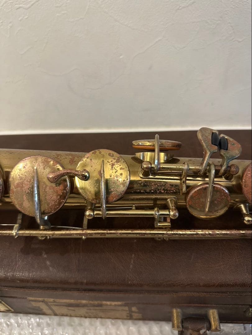 SPLENDOR 型番不明 ソプラノ サックス 管楽器 ジャンク