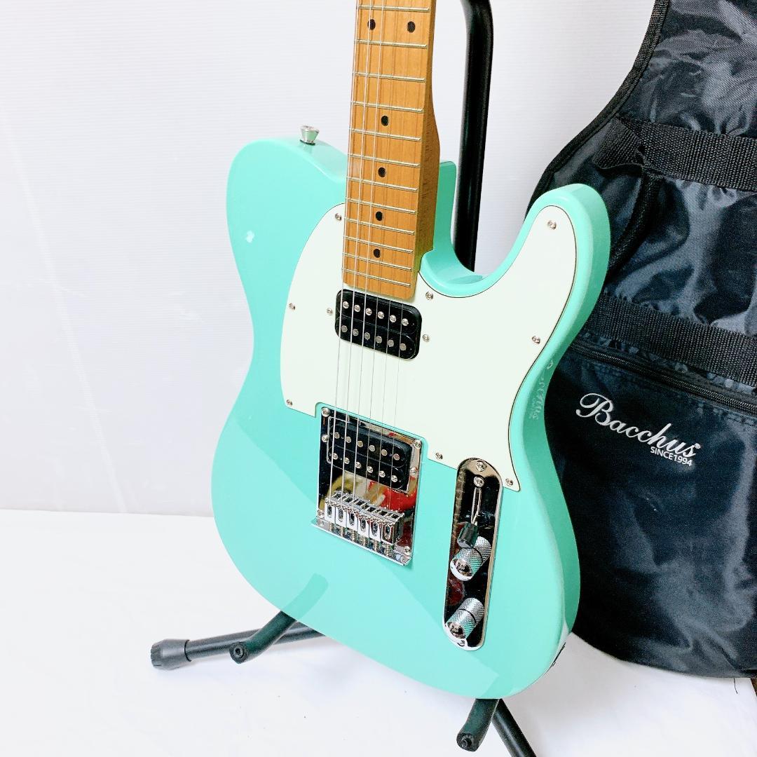美品 Bacchus バッカス テレキャスター サーフグリーン メンテナンス済