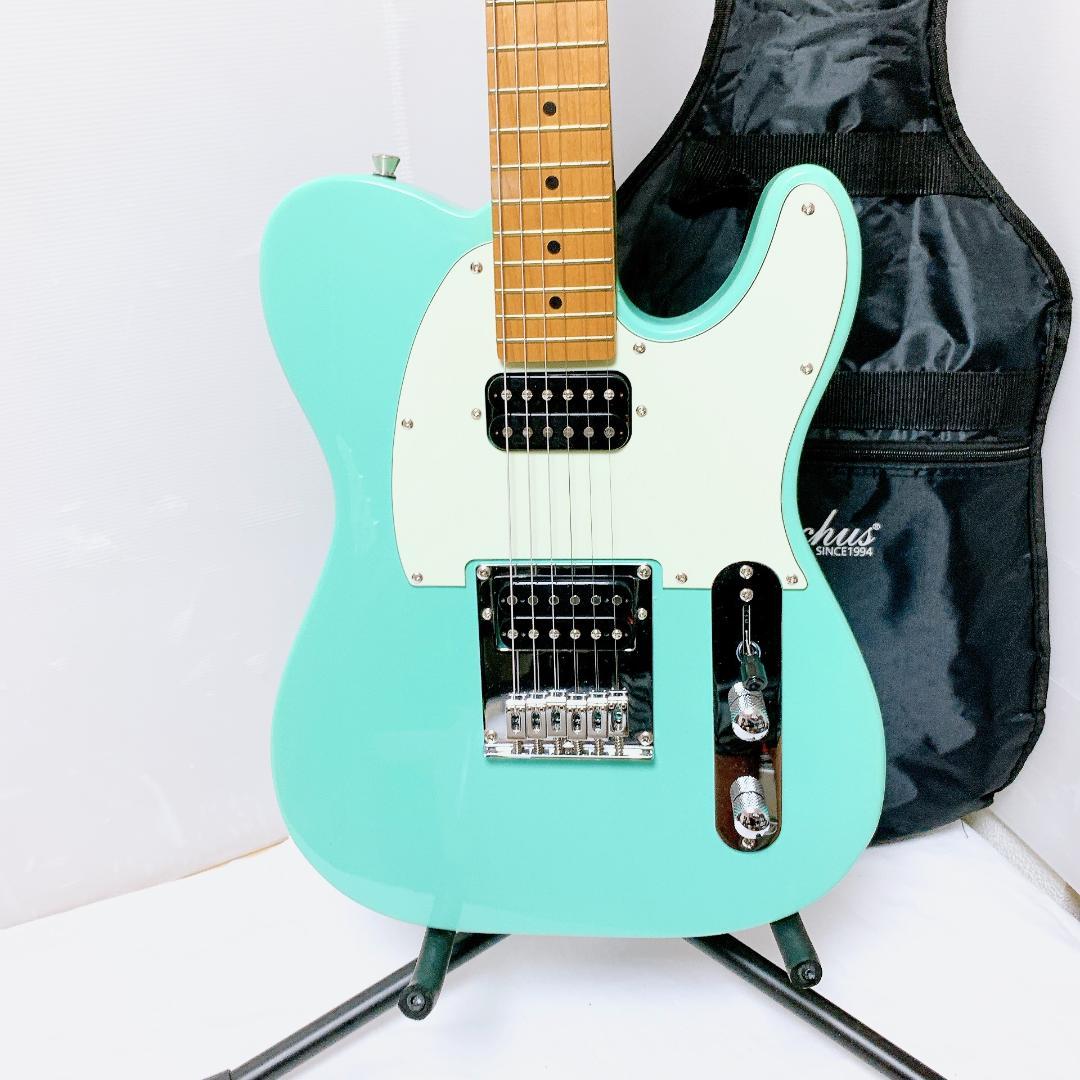 美品 Bacchus バッカス テレキャスター サーフグリーン メンテナンス済