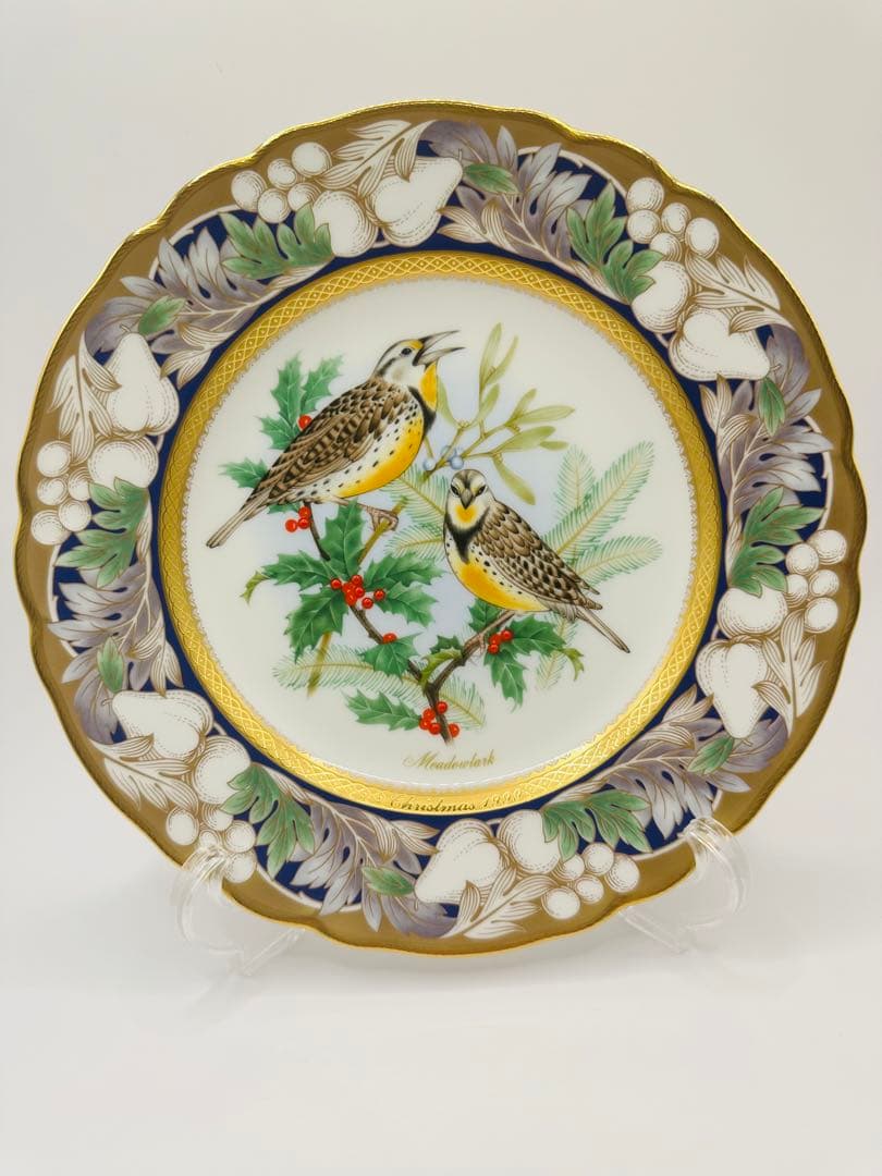 希少】ノリタケ BIRDS OF AMERICA クリスマスプレート 1999 - メルカリ