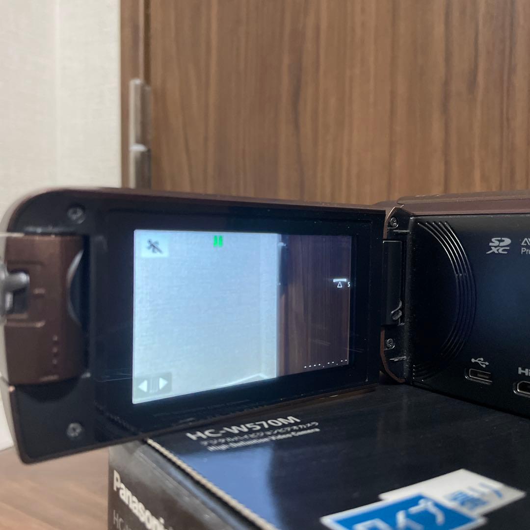 【送料無料】【美品】Panasonic HC-W570M Wi-Fi搭載