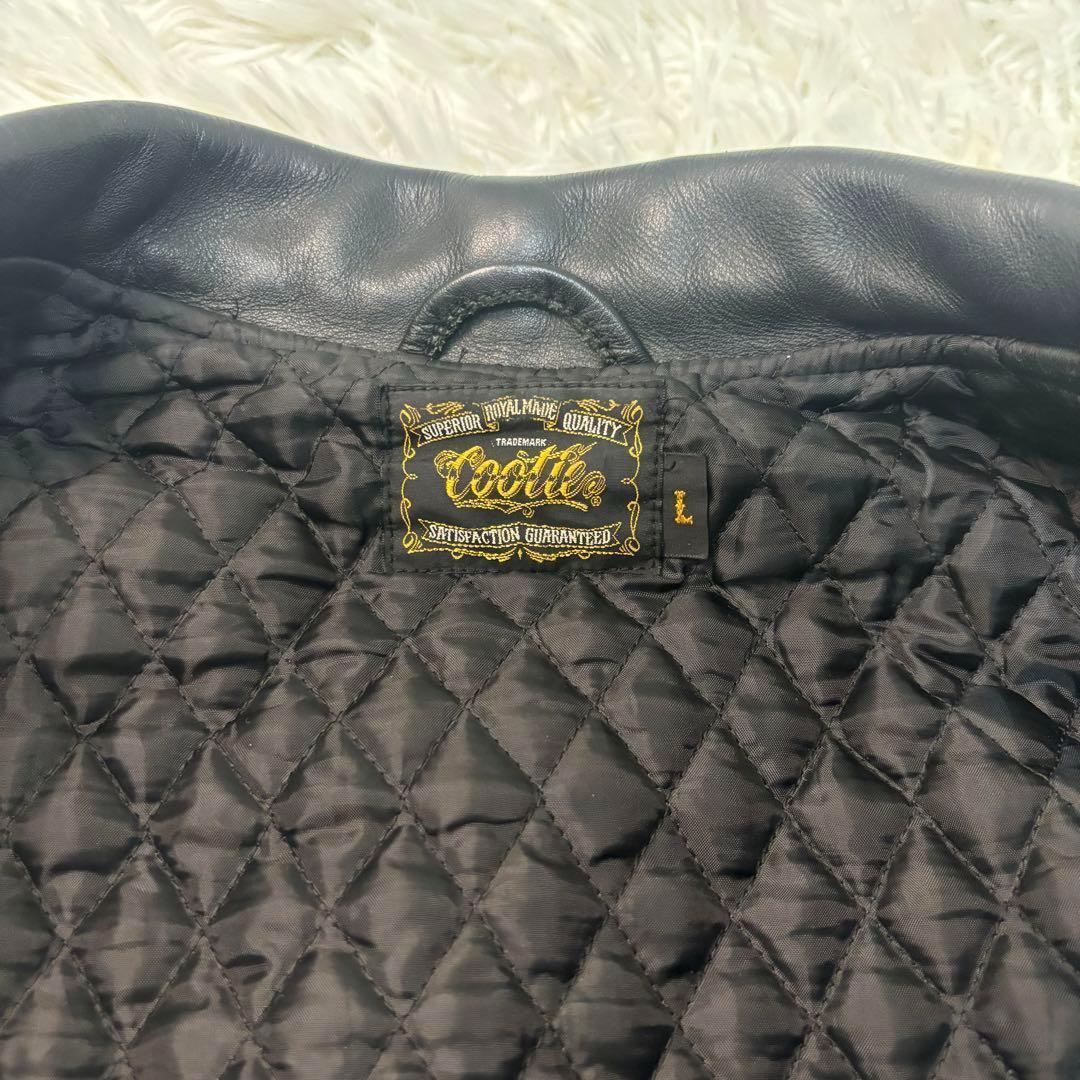 極美品✨クーティ レザー ライダース 本革 シングル ジップ 降谷 KJ