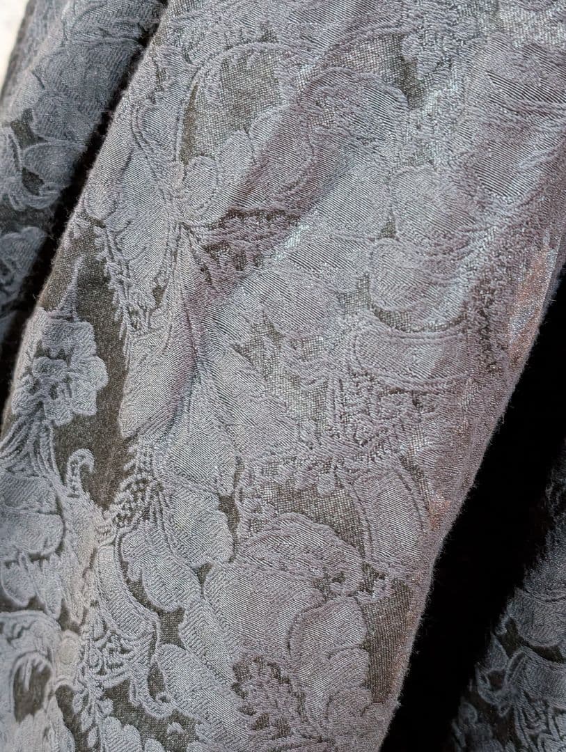 ぴよ Sheglit Earl Grey ジャガード スカート ブラック