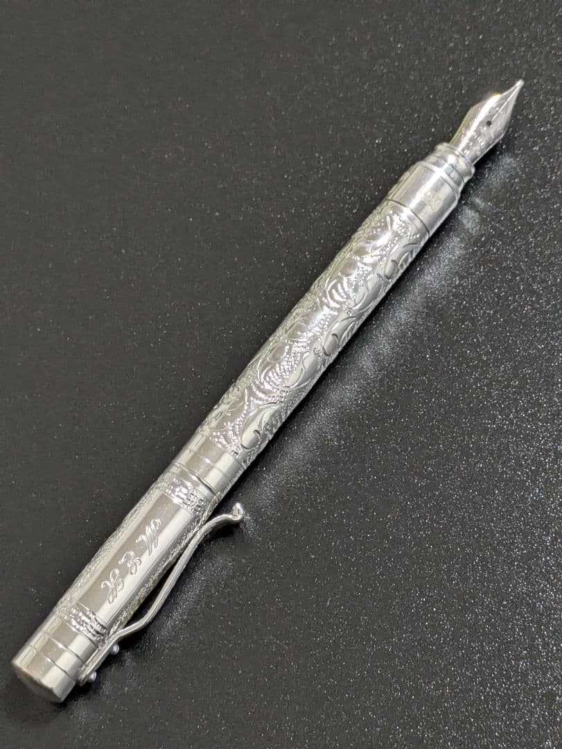 ヤード・オ・レッド万年筆 スターリングシルバー バイスロイビクトリア