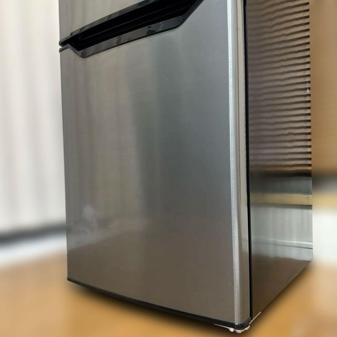 美品 YAMAZEN 2024年製 冷蔵庫 幅50cm 173L エネ 静音