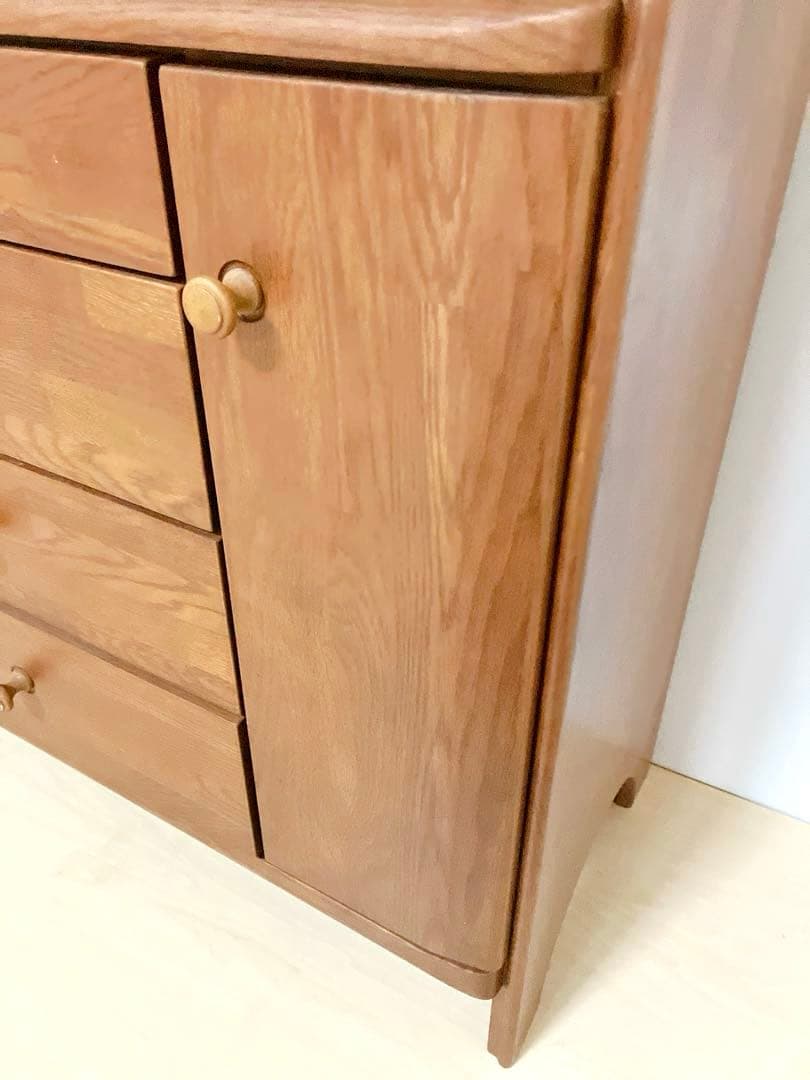 maruni マルニ電話台、FAX台サイドチェストコンセント穴付き