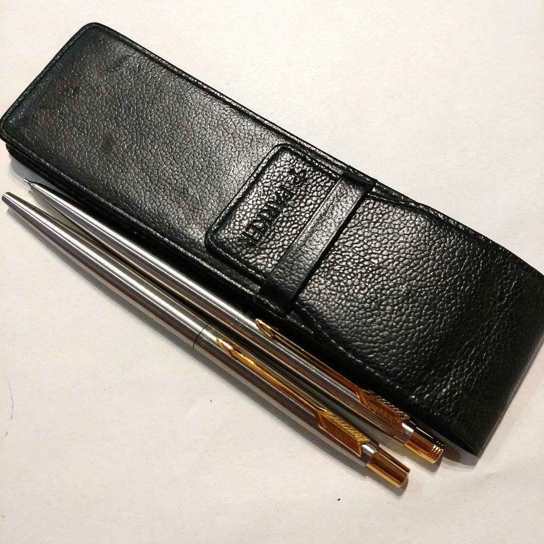 激レア当時モノ！PARKER ペンセット＋2本差ペンケース