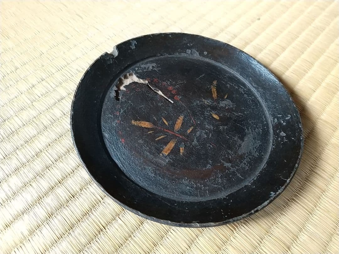 最終価格 江戸時代 漆絵 木皿 古民藝 2枚セット 古道具