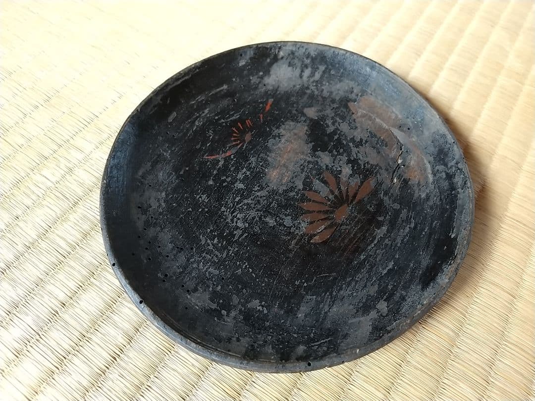 最終価格 江戸時代 漆絵 木皿 古民藝 2枚セット 古道具